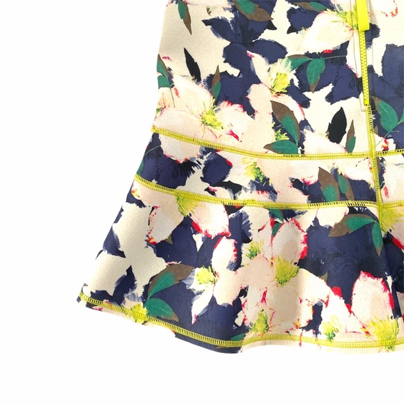 J Crew Floral Cove Neoprene Skirt SZ 6 - Picture 6 of 9
